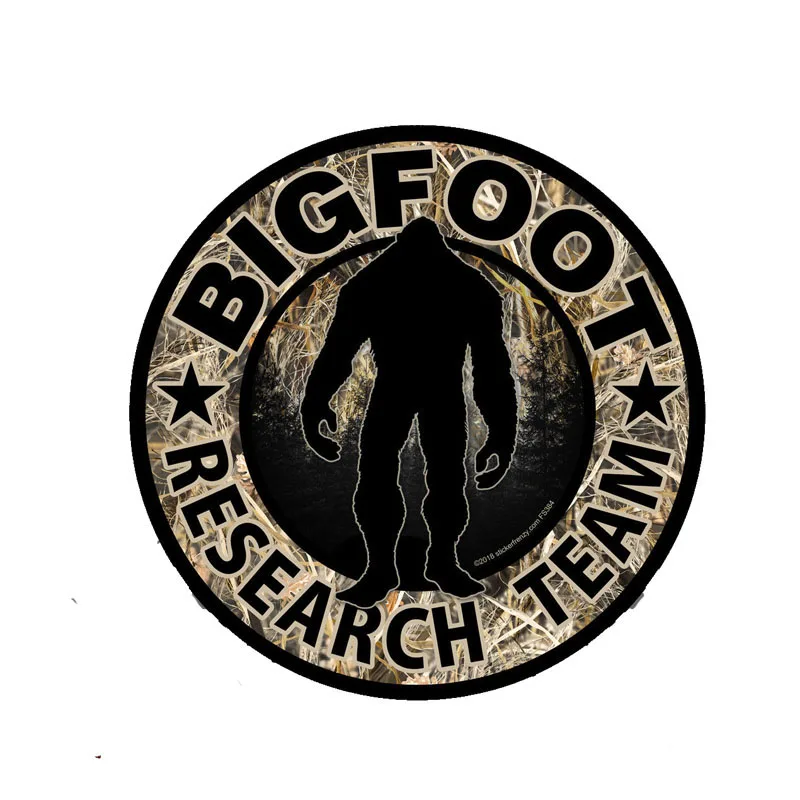 YJZT 12 2 см * окно автомобиля Bigfoot исследовательская команда наклейка на машину