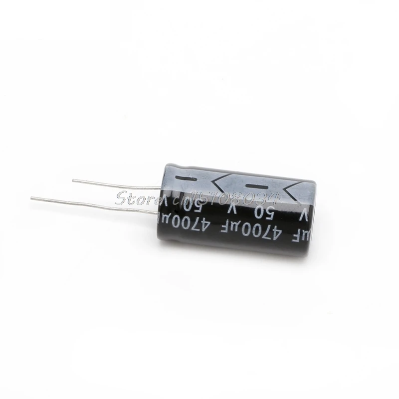 2Pcs 50V Aluminum Electrolytic Capacitor 105 Degree 4700uF Dimension 18*35mm G08 Whosale&DropShip|Индукторы| |