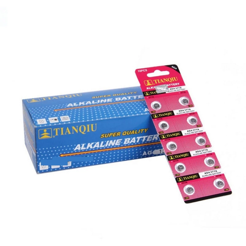 10 шт. 377 AG4 LR626 377A 1,55 V SR626SW батарея для часов электронные продукты батарейки для кнопочных элементов бренд щелочные часы