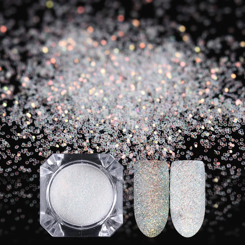 BORN PRETTY Magic Shell блестящий порошок 1 5 г Сияющий ультра тонкий дизайн ногтей