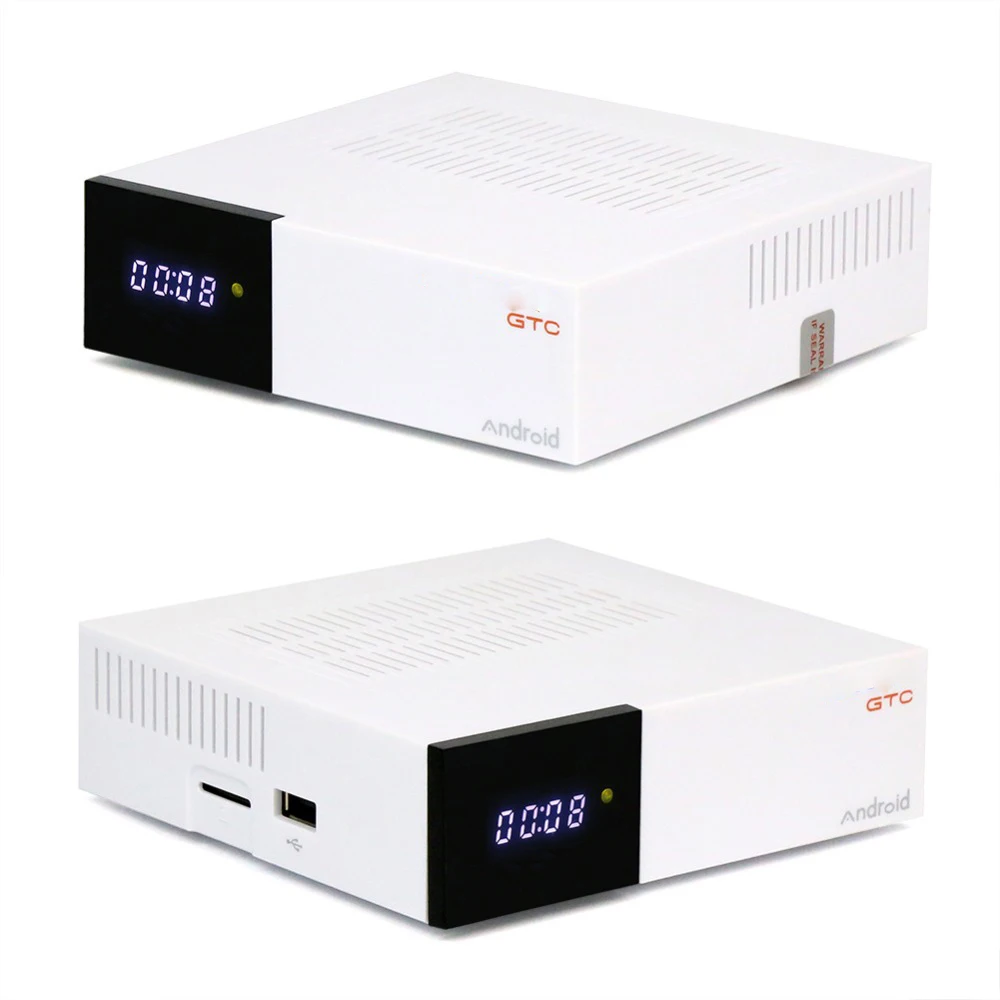 DVB-T2 DVB S2 GTC приемник спутниковый декодер BLT wifi HD 1080p BISSkey Powervu 4K спутниковый ресивер 2 Гб 16G android 6,0 tv Box