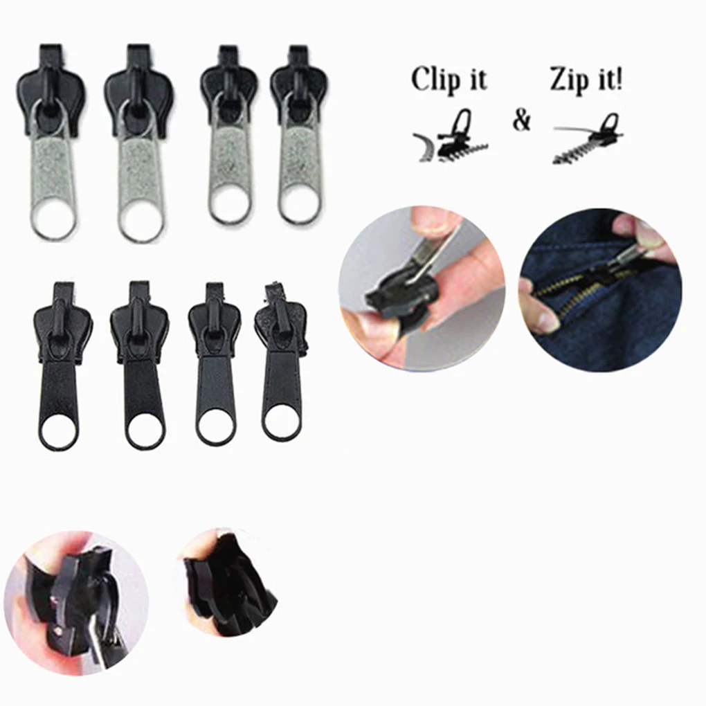 6 шт. заменяет молнии универсальные мгновенные фиксации зубы для одежды Замена