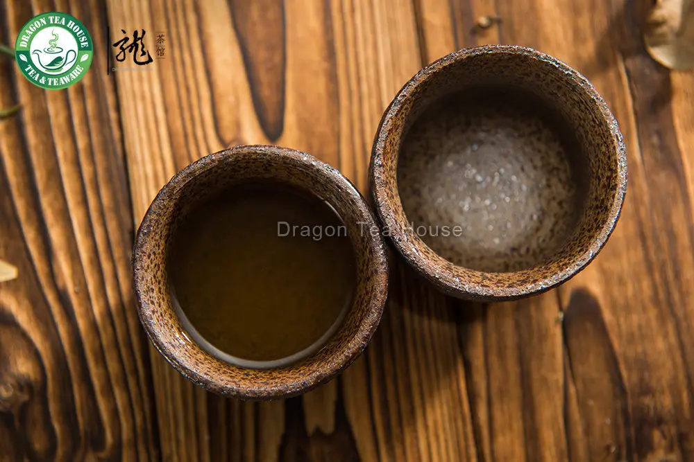 Керамическая чайная чашка ручной работы из дерева китайский кунг фу 60 мл 2 02