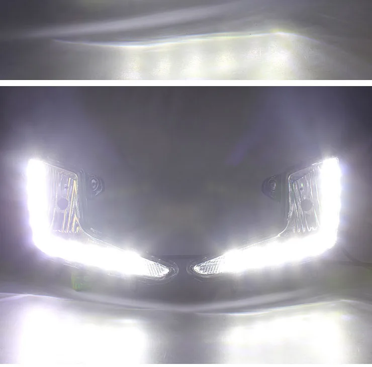 12V автомобиля затемнения Стиль реле DRL Комплект для KIA Rio K2 Светодиодный дневной