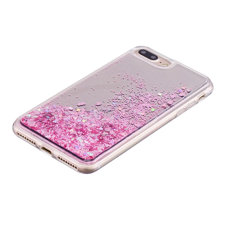 Для iPhone 6s 7 8 плюс Блеск Жидкость зыбучие пески Зеркало чехол для 6 Plus случаях