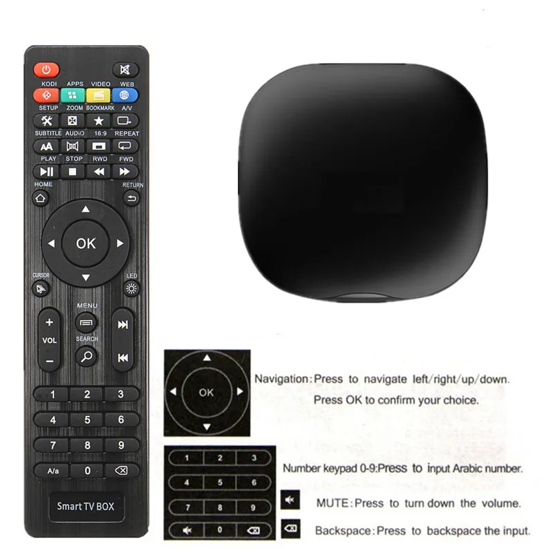 Универсальный пульт дистанционного управления KINCO сменный HD TV подходит для Android