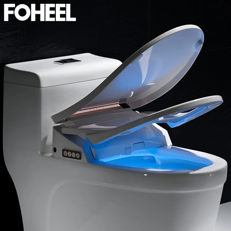 FOHEEL розовое золото умное сиденье для унитаза электронное биде чистое сухое