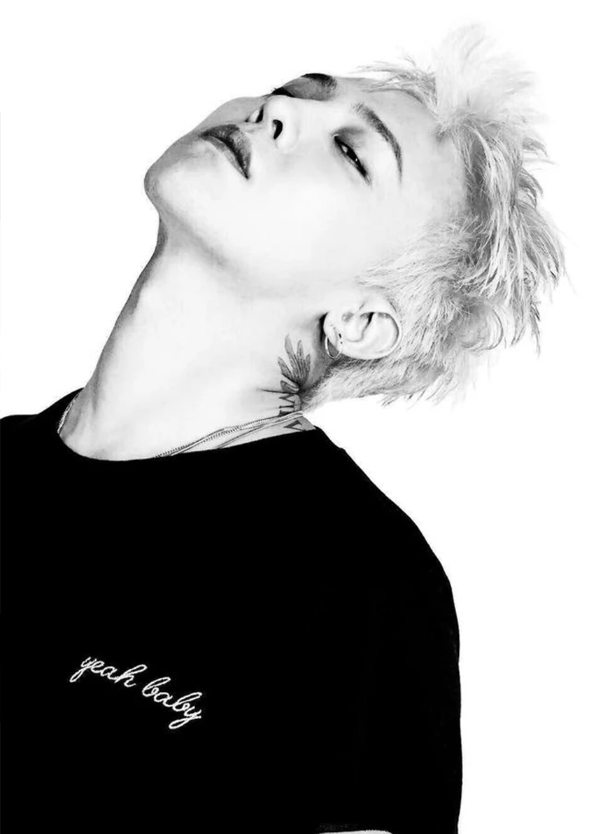 S009 K-pop G-DRAGON плакаты хорошее качество постер с покрытием белая бумага на стену для дома и бара Декор/наклейки - Цвет: S009