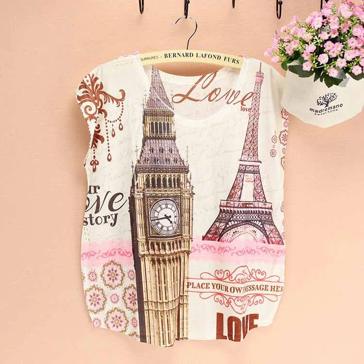 Женская летняя футболка с принтом Торре ди Пиза|fashion tees|print t shirtamerican fashion |