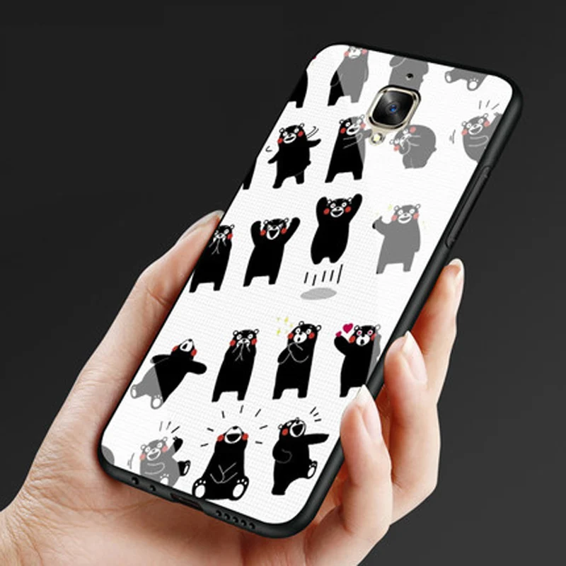 

One Plus 3 phone cover For oneplus 3 case 1+3 A3000 Glossy Tempered Glass hard back cover Phone Case Shell OnePlus3 capa funda