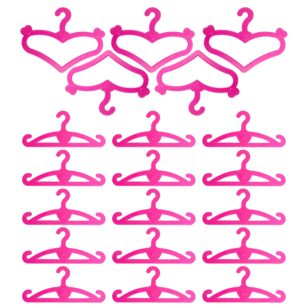 Розовые вешалки для платьев NK 20 шт./лот аксессуары одежды кукол Барби винтажная