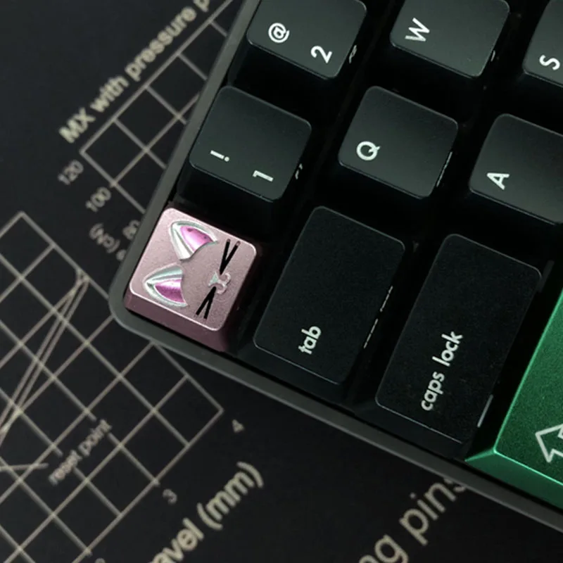 Симпатичные колпачки для клавиатуры с кошачьими ушками Cherry MX механический