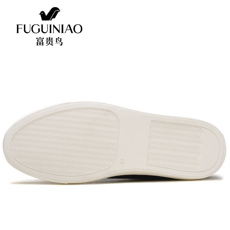 FUGUINIAO Luxury Summer Shoes England Trend Casual Leisure Leather Breathable For Men's Footwear Loafers Mens Flats | Обувь