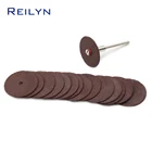 50 шт. мини резаки для полимерных лезвий 24 мм 38 мм сверхтонкие режущие лезвия dremelэлектрическая шлифовальная пила для резки тонкой стали