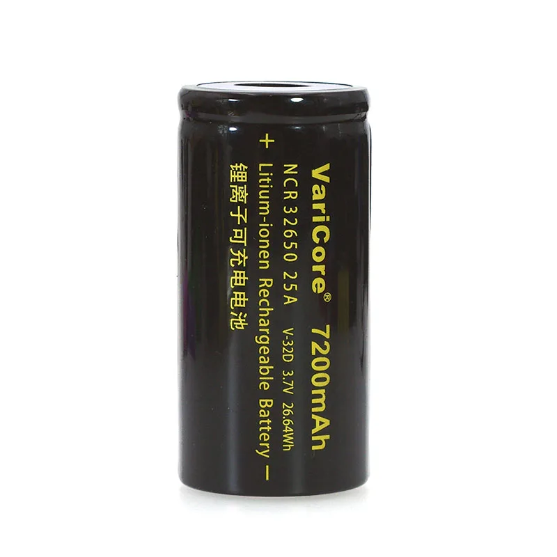VariCore 3 7 V 32650 7200mAh литий ионная аккумуляторная батарея 20A 25A непрерывная разрядка