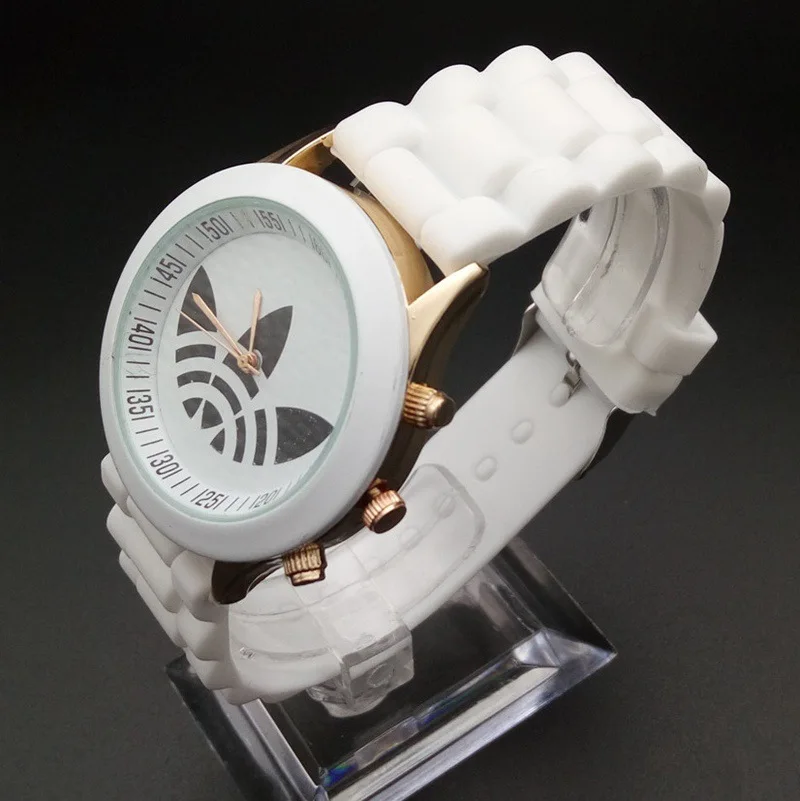 TIke Toke, reloj mujer, роскошные женские часы, модные, дизайн клевера, элегантные, President, силиконовое платье, мужские часы, Relogios Masculino 08