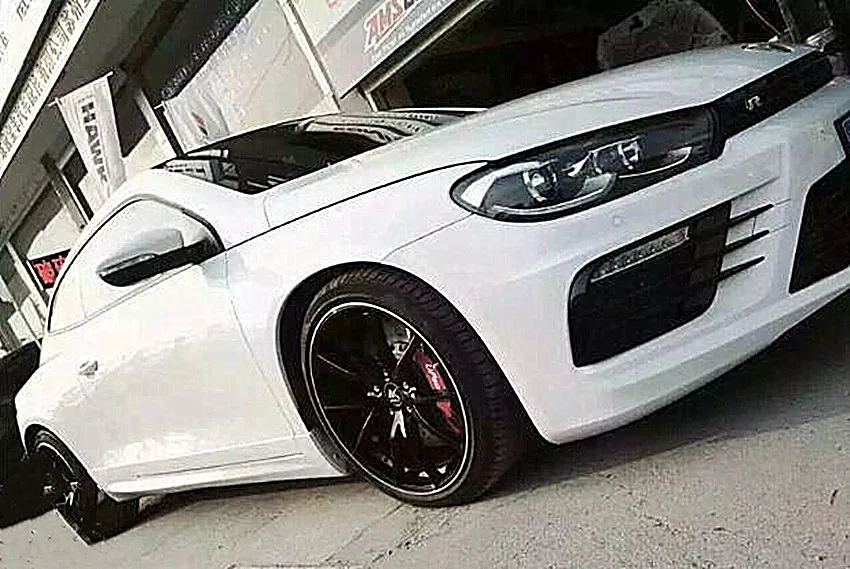 Для Scirocco R Передняя решетка бампера нижняя решетка противотуманная фара решетка подходит для VW scirocco R бампер 2009