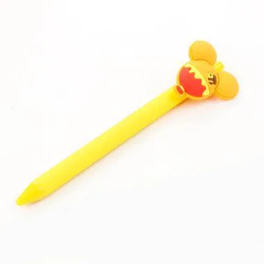 08 Гелевая ручка с шариками в виде мультяшных животных Kawaii, 0,5 мм, черная ручка, детский подарок, Papelaria, канцелярские принадлежности для офиса и школы, G021 - Цвет: 08