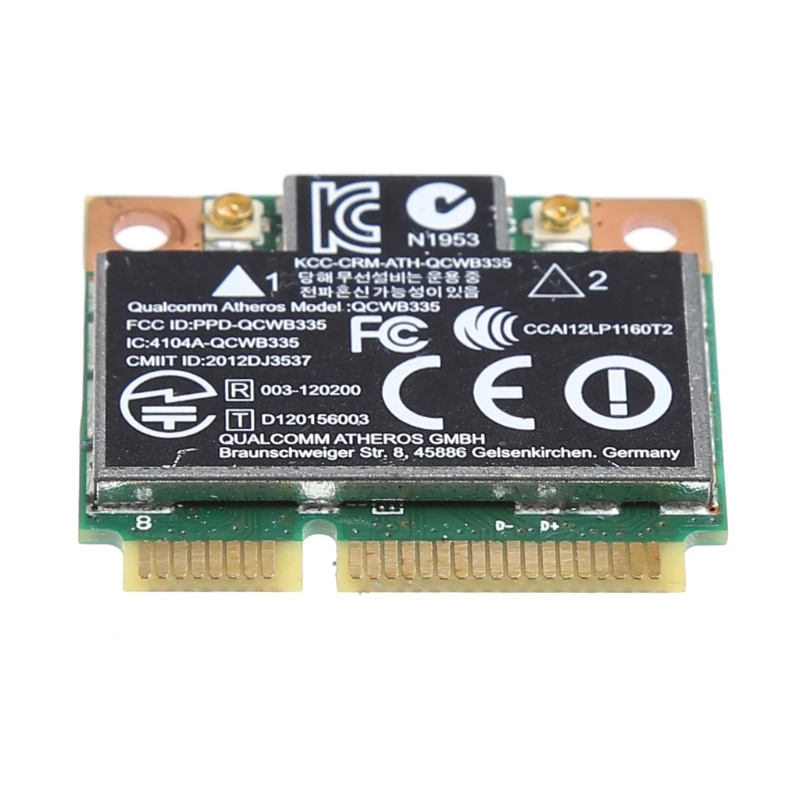 802.11b/g/n WiFi Bluetooth 4.0 Wireless Half Mini PCI-E Card For HP Atheros QCWB335 AR9565 SPS 690019-001 733476-001 | Компьютеры и
