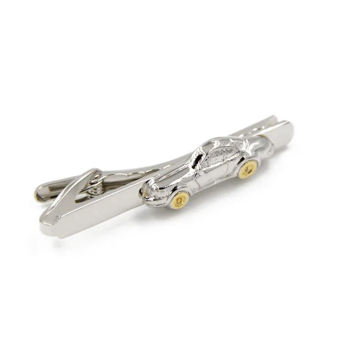 

June new style of double color car styling men tie clip top business tie clip KLJ0864