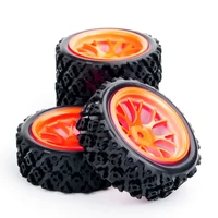 110 rc off road car model toys accessory 4pcs tyres wheel rim dho pp0487 kids gifts collections