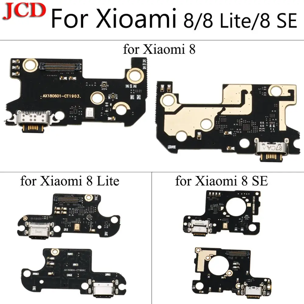 Шлейф зарядного устройства JCD USB для Xiaomi Mi8 Mi 8 8SE lite шлейф зарядки питания разъем