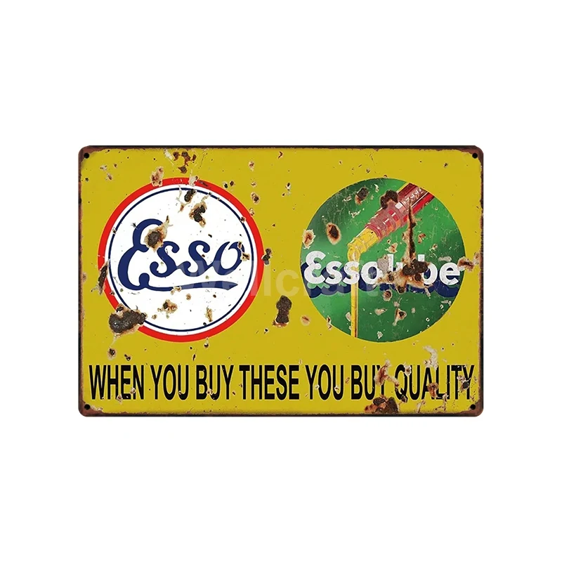 [Mike86] Моторное Масло Mobil газовый насос для жестяная вывеска продажа по оптовым