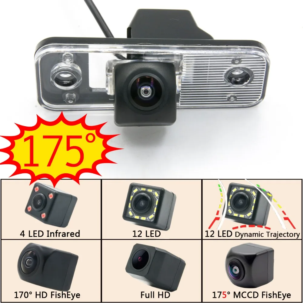 175 градусов 1080P Fisheye задний вид автомобиля Камера для hyundai Santa Fe IX45 2001 2002 2003 2004 2005 2006 2007 2008-2012