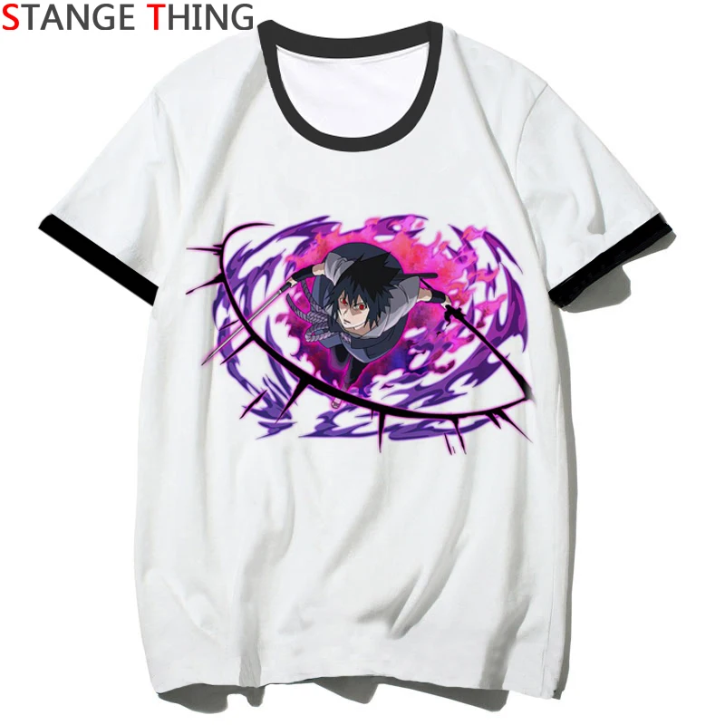 Футболка с аниме Акацуки Харадзюку для мужчин и женщин летняя модная мультяшная