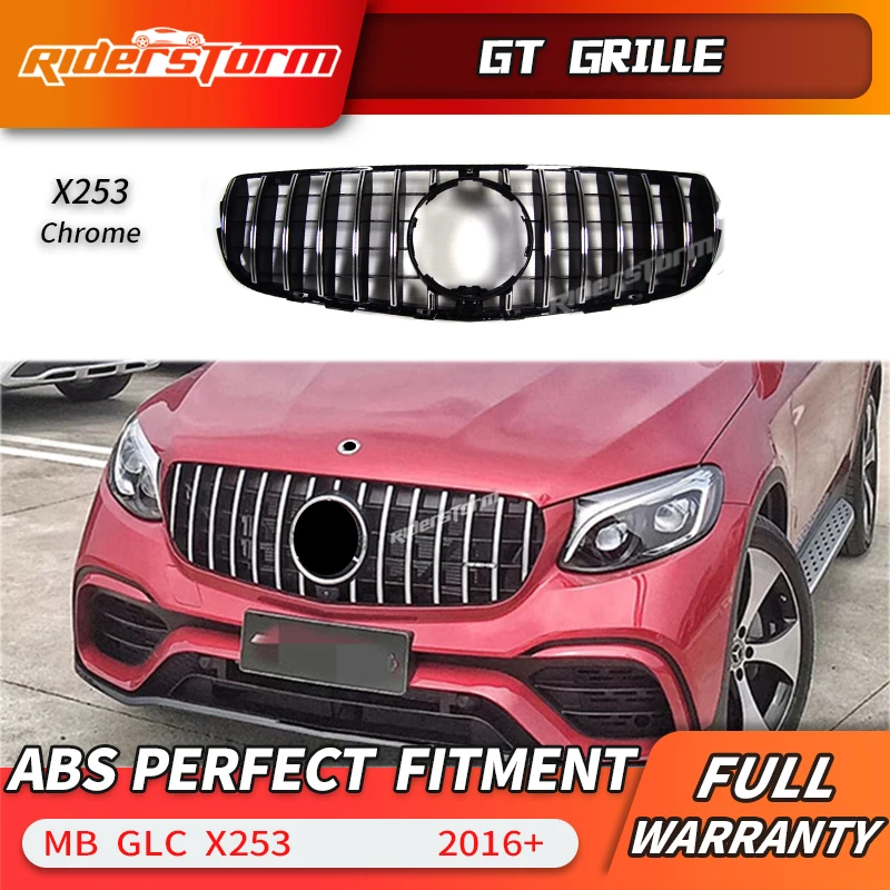 Для x253 GT Передняя решетка для Мерседес Бенц 2016 + GLC класс GLC200 GLC250 GLC300 спортивные
