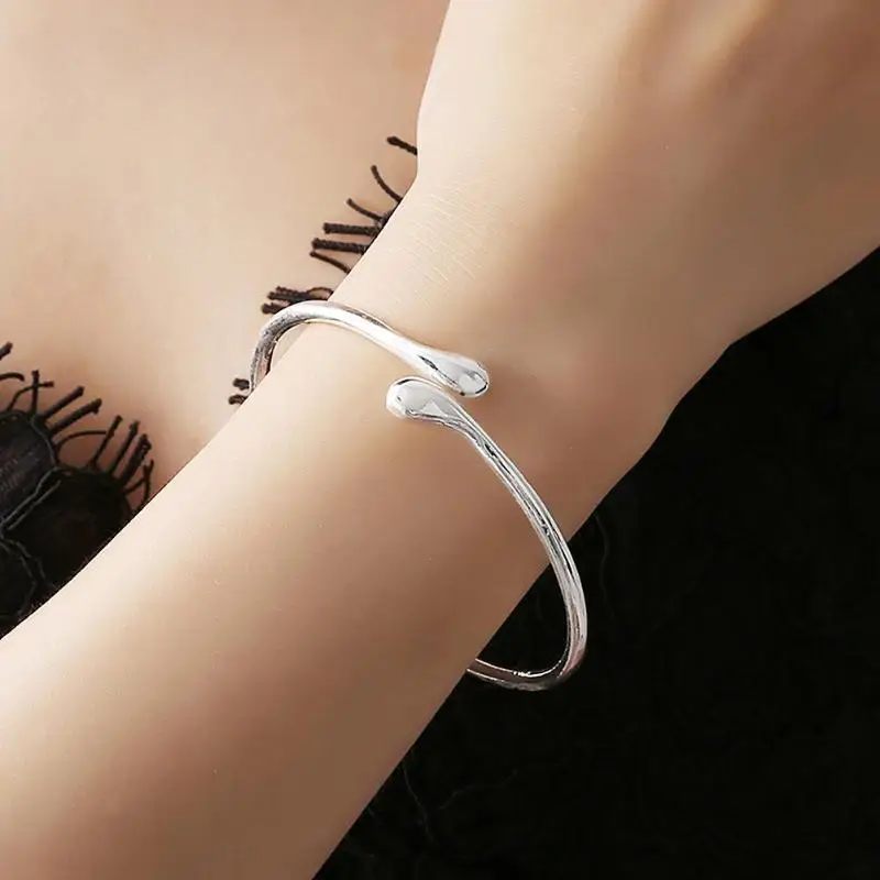 Комплект из колье серёг и кольца с подвеской в виде капли воды|Ювелирные наборы| |