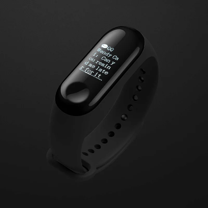 Xiaomi mi Band 3 mi band 3 для Android IOS фитнес-трекер монитор сердечного ритма 0,78 ''OLED дисплей тачпад Bluetooth 4,2