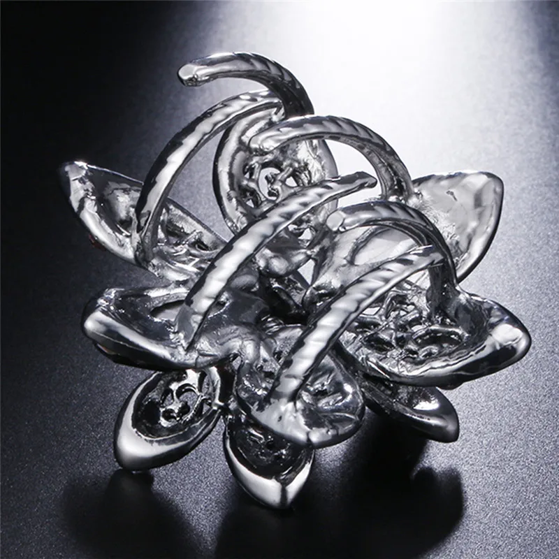 Высококачественные заколки стразы для волос с кристаллами крабы женщин