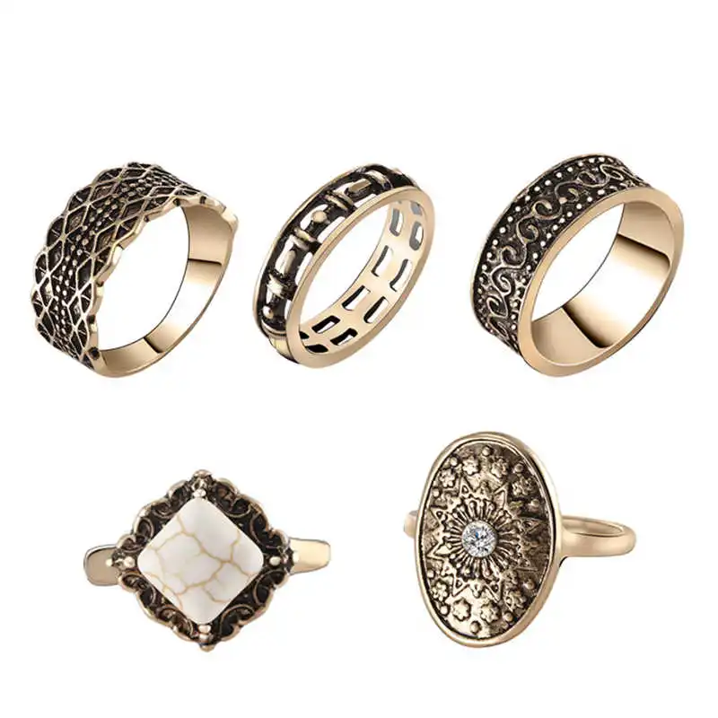 5 шт./компл. хит продаж бусы кольца на палец набор цветов специальный дизайн