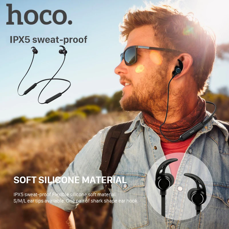 2018 новое беспроводное зарядное устройство HOCO ES11 Bluetooth наушники стерео крепление