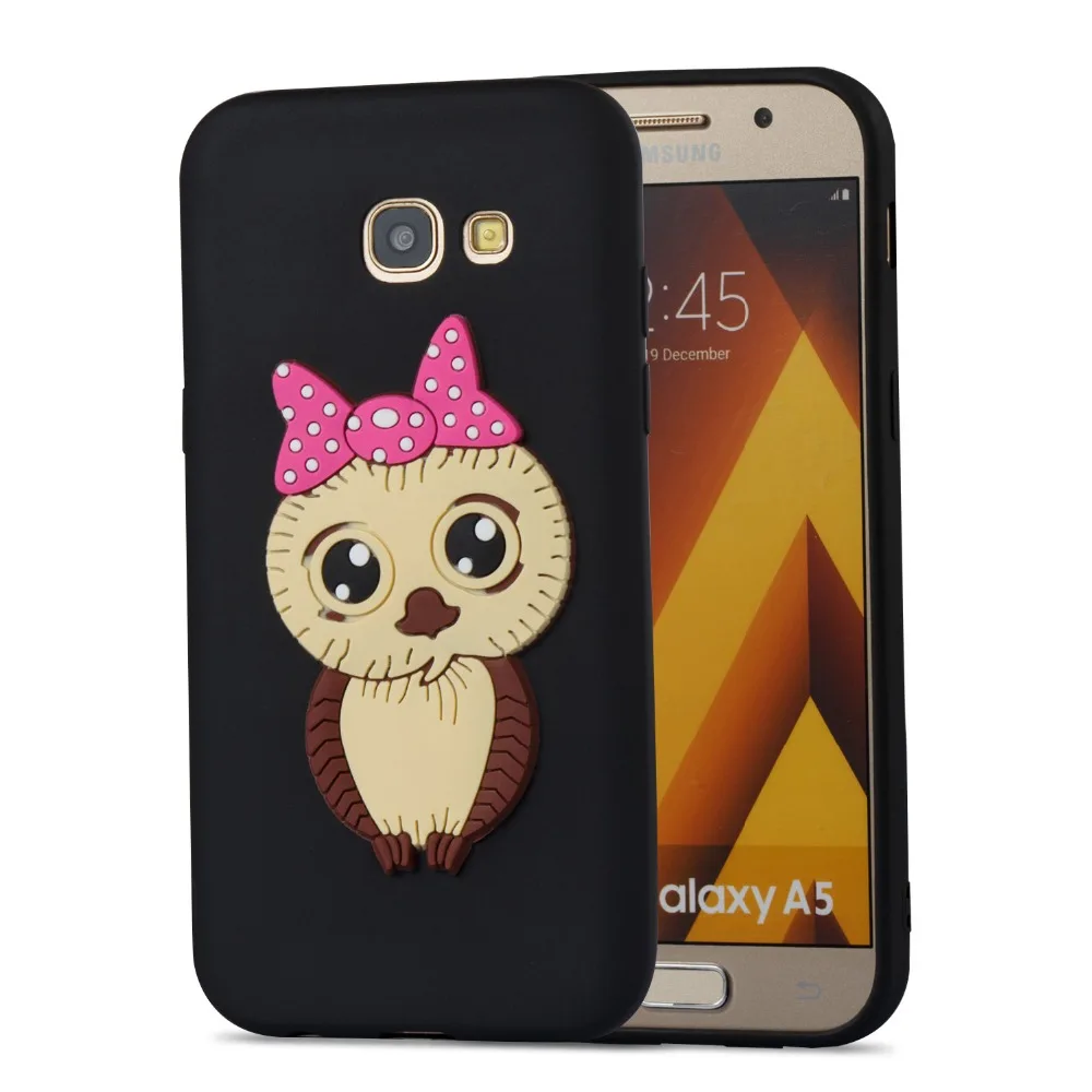 3D чехол с рисунком совы для samsung galaxy a3 2016 a310/2017 a320 a5 a510/2017 a520 Чехлы задней панели