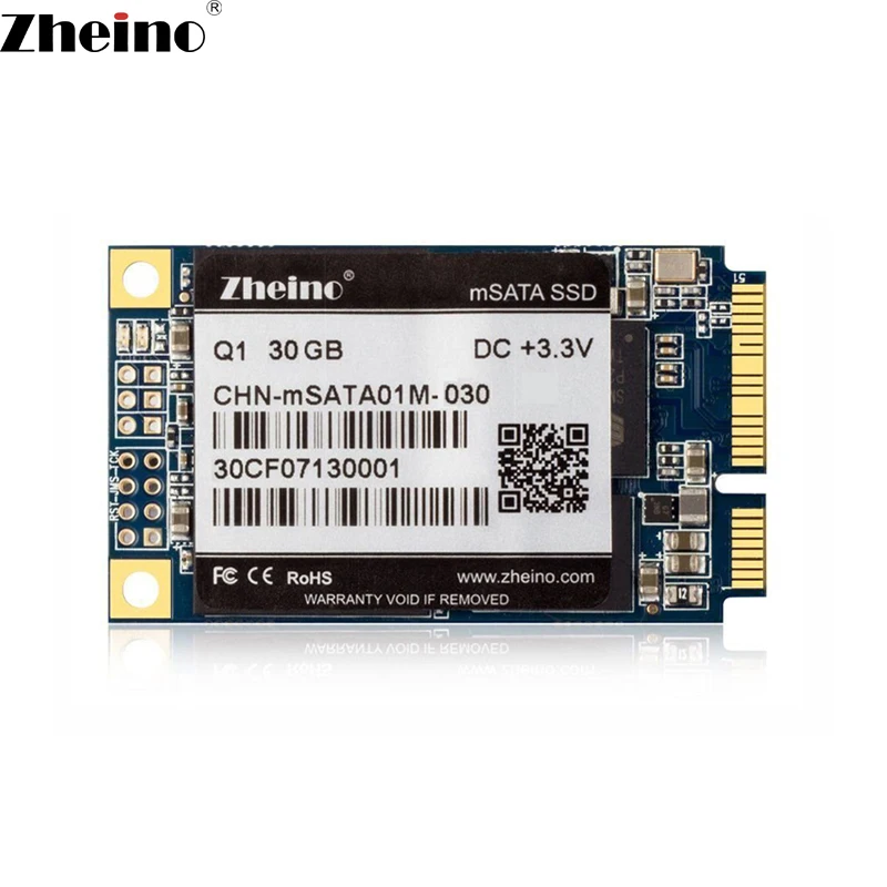 Zheino Q1 mSATA 30 GB SSD mSATA3 6 ГБ/сек. Internal Solid State Drive 2D MLC не TLC флэш-устройства хранения