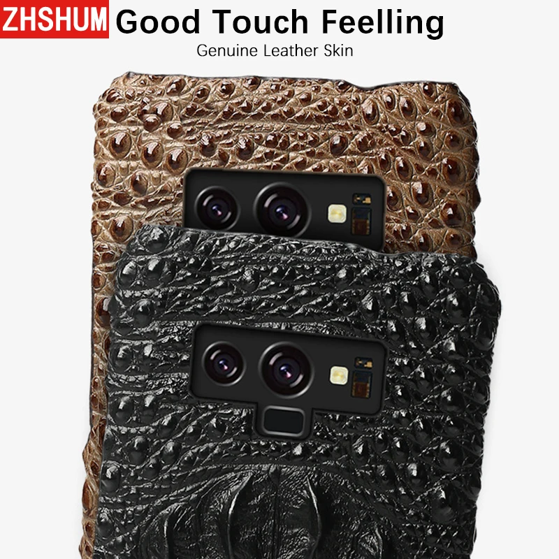 Genuine Leather Case For Samsung Note 9 8 S9 S8 Plus Crocodile Skin Luxury Handmade 360 Back Cover for Galaxy S7 Edge Note9 |