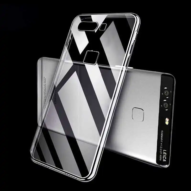 Модный прозрачный мягкий силиконовый чехол Mokoemi из ТПУ 5," для huawei P9, чехол для huawei P9, чехол для телефона - Цвет: Clear