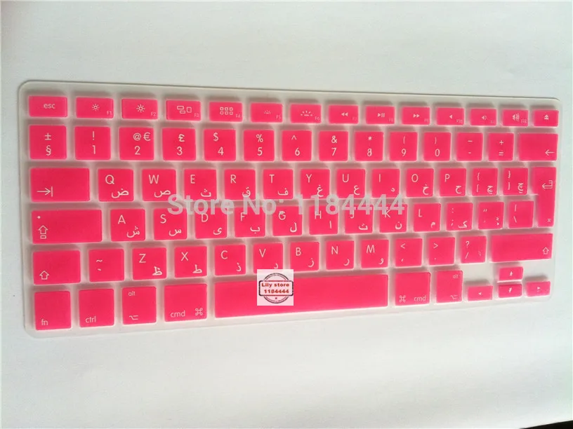 Наклейки на клавиатуру с английской раскладкой для Macbook Air Pro Retina 13 15 силиконовая