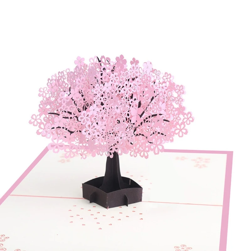 3d pop up вишни открытка Рождество на день рождения Новый год приглашение #20/15 Вт | Дом