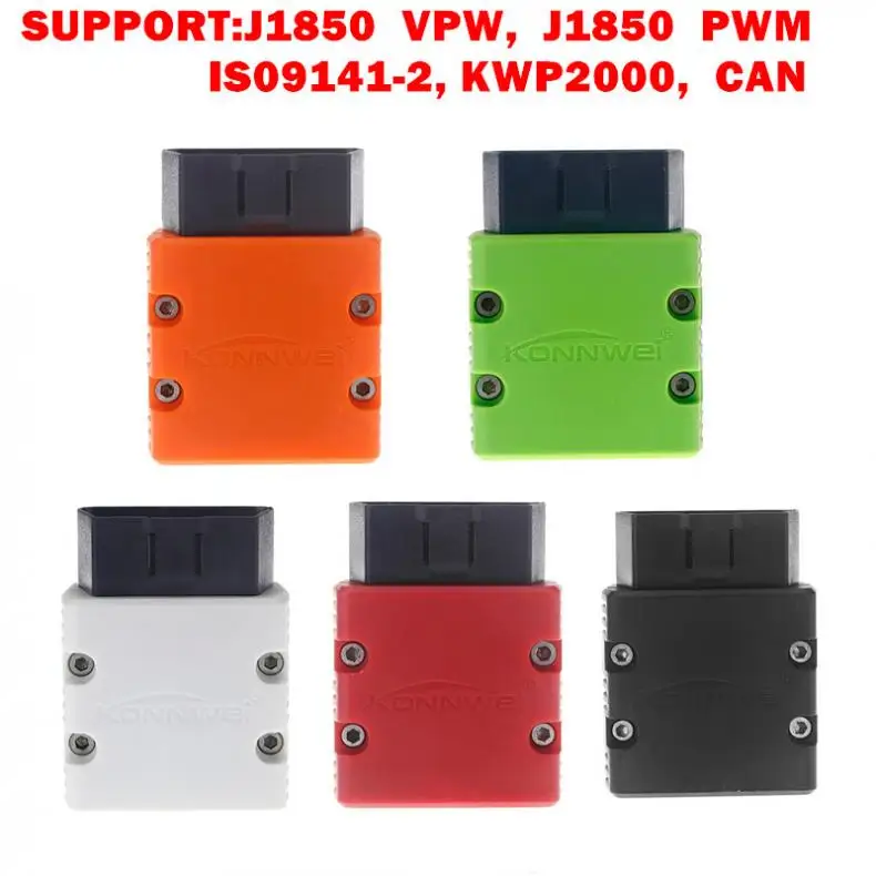 KONNWEI KW902 Bluetooth ELM327 16Pin V1.5 чип OBD 2 Автомобильный сканер полный диагностический