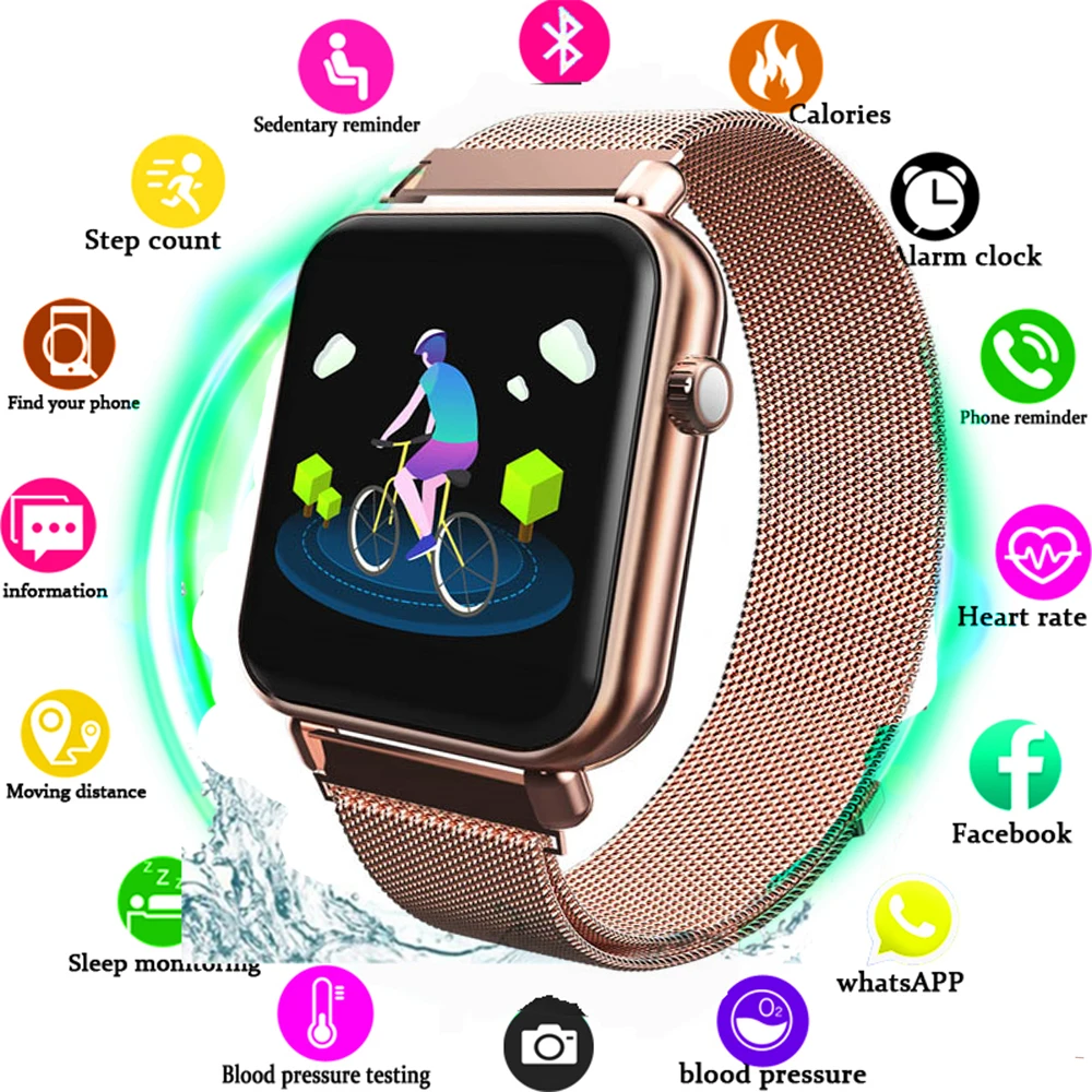 Fitness Tracker Smart Watch Sport Waterproof Smartwatch Heart Rate Monitor Blood Pressure SmartWatch For Android IOS Series 4 |