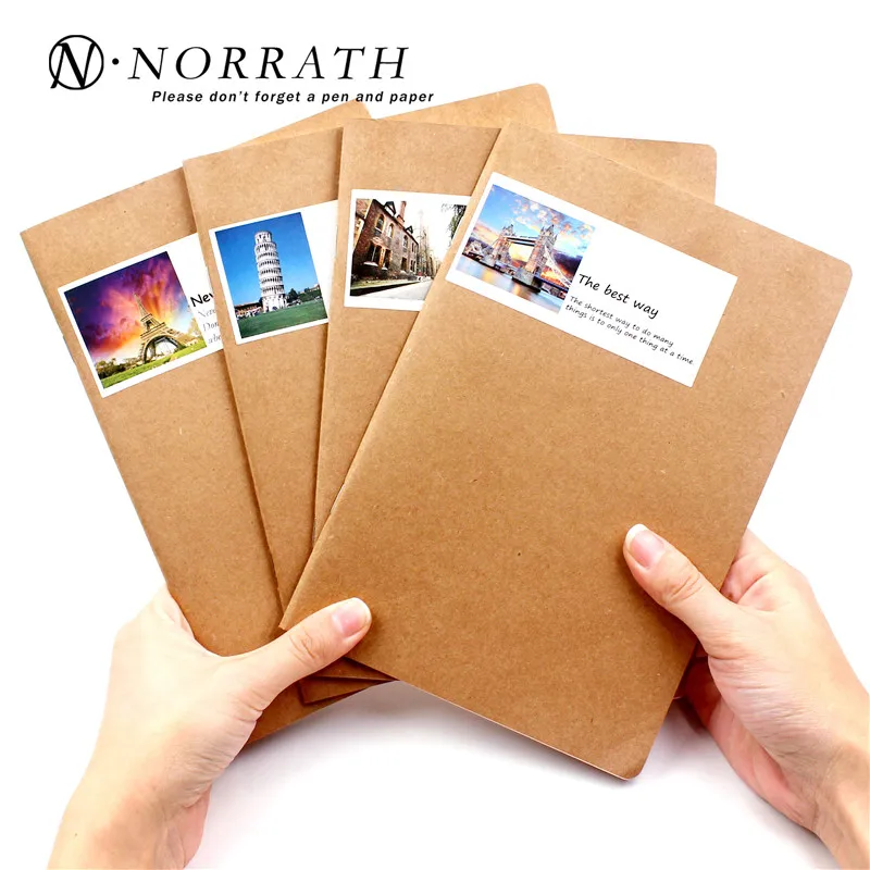 

Planner notebook Stationery Kraft Cover A5 NotebookJournal Record Office School Supplies For Kids Gifts