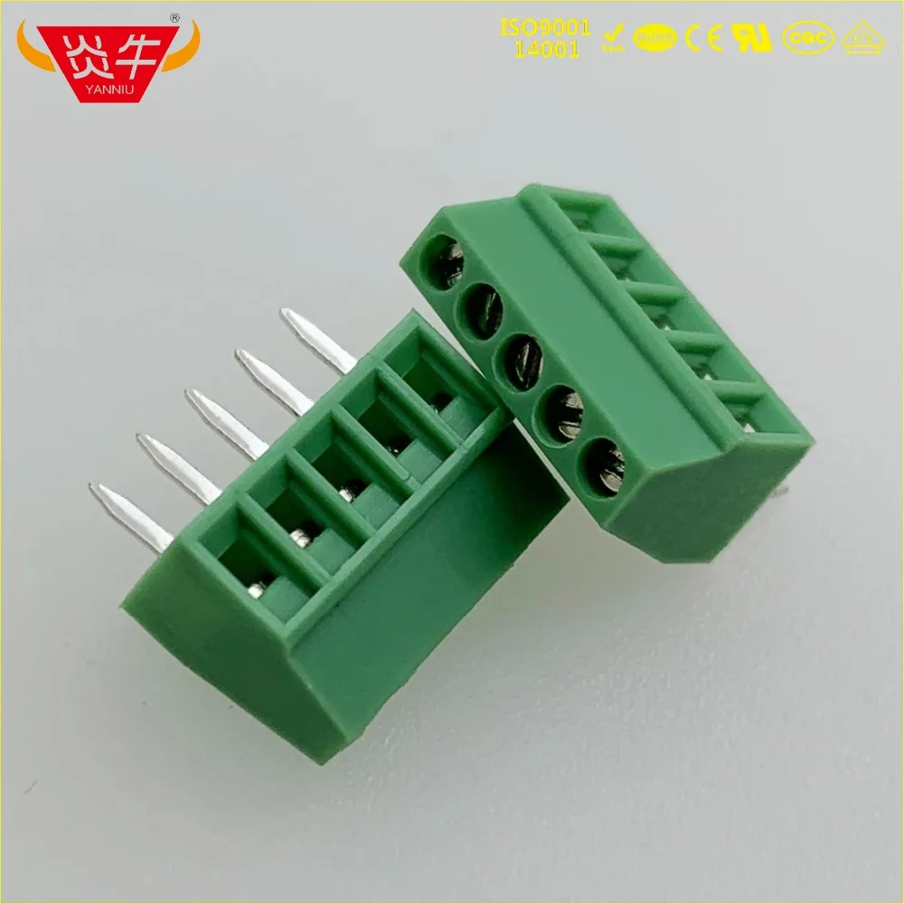 KF308 2 54 мм 5PIN мини PCB Универсальный винтовой клеммный блок KF128-2.54-5P MPT 0 5/5-2 54-1725685