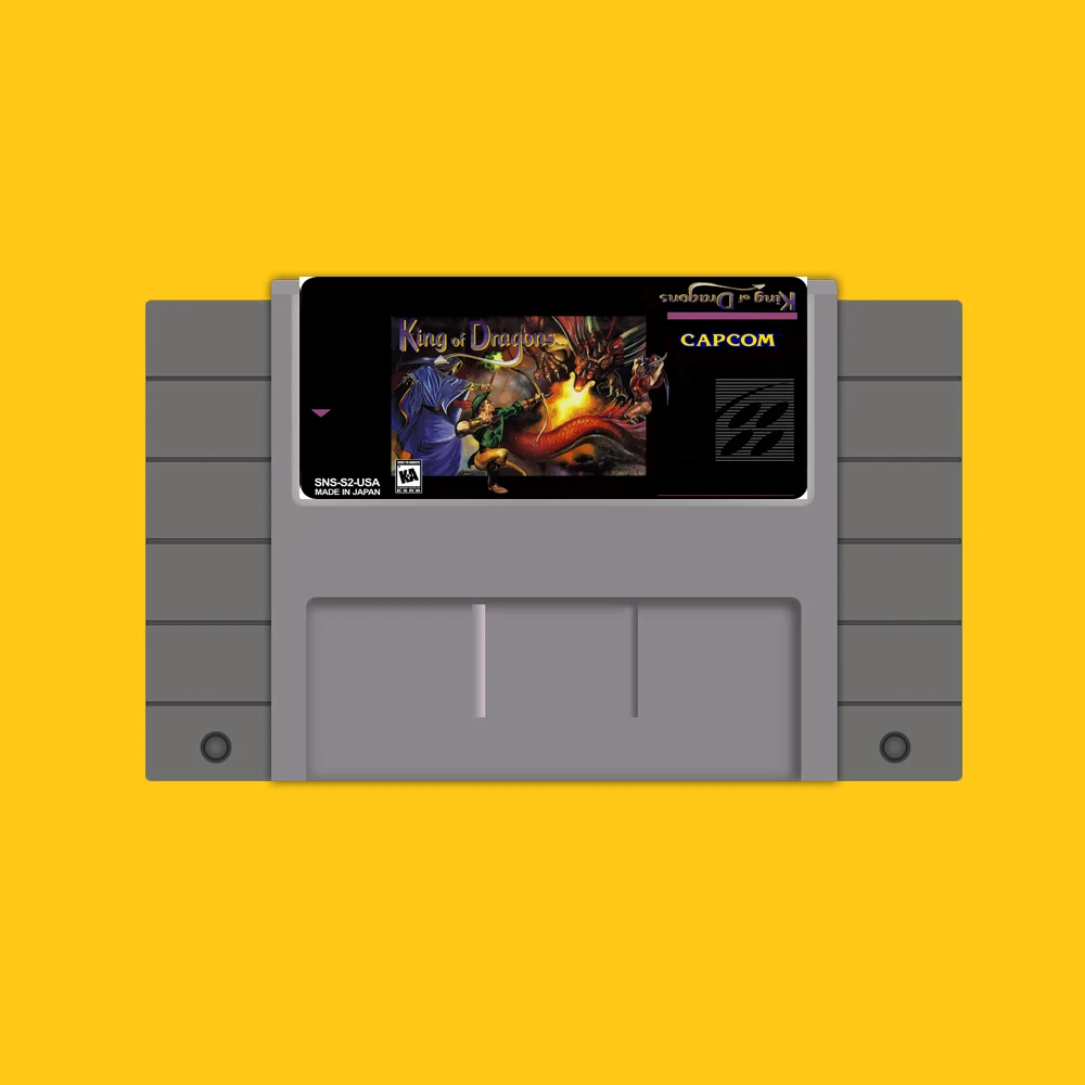 Хит 46 Pin 16 Bit NTSC игровой Картридж-Король драконов | Электроника
