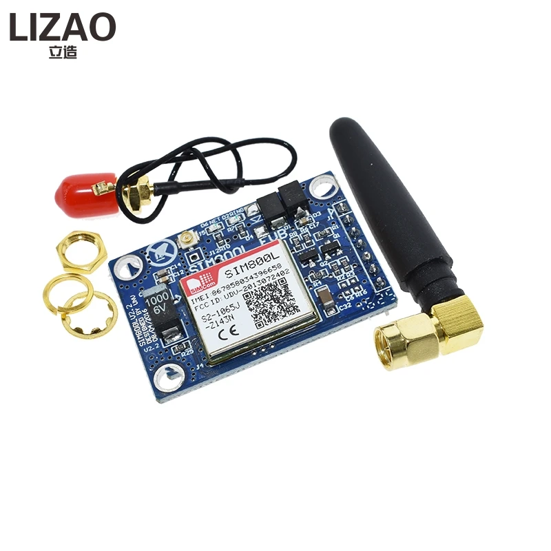 LIZAO SIM800L V2.0 5V беспроводной модуль GSM GPRS четырехдиапазонный с
