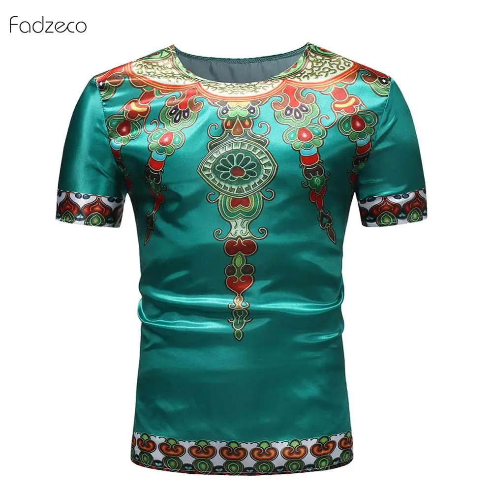 Fadzeco 2019 новая дизайнерская африканская Мужская одежда воротник поло Мужской Топ