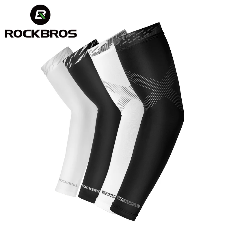 ROCKBROS солнцезащитный крем с защитой от УФ-лучей рукава ледяной шелк Велоспорт Баскетбол волейбол на открытом воздухе рукава Спортивная одежда нарукавники