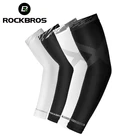 ROCKBROS солнцезащитный антиуф рукав, ледяная шелковая ткань, для велоспорта, баскетбола, для улицы, волейбола, спортивные гетры
